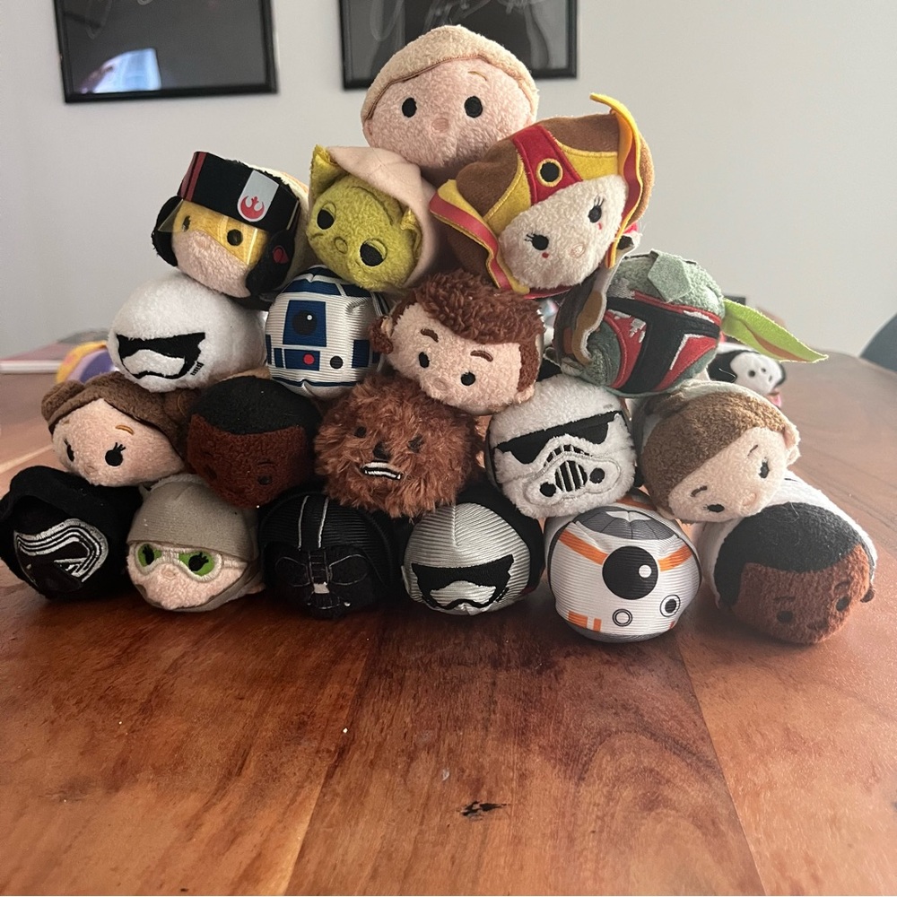Star Wars Tsum Tsum Disney Plush Collectible Set of 19
